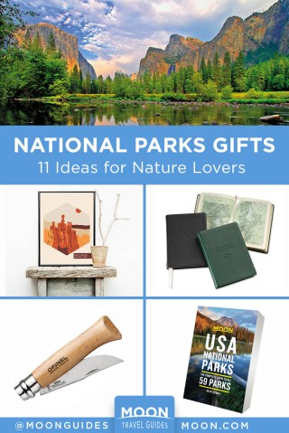 national parks gift guide pinterest graphic